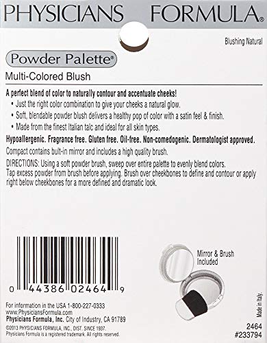 Physicians Formula Powder Palette Blush, Blushing Natural Physicians Formula Powder Palette Blush, Blushing Natural
